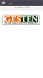 Mobile Screenshot of gestenlaw.com